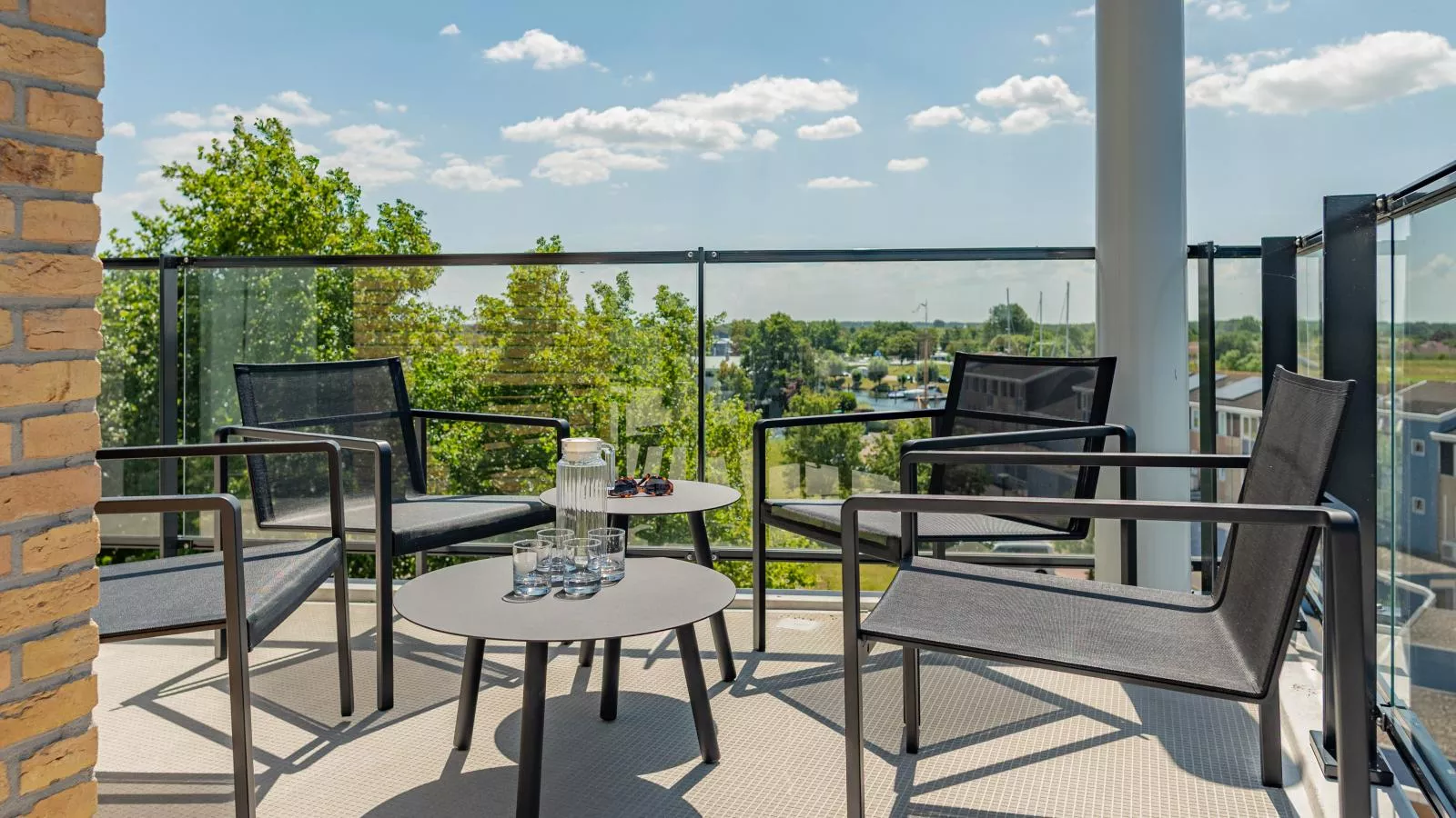 Marina Penthouse Kortgene - Terrace balcony