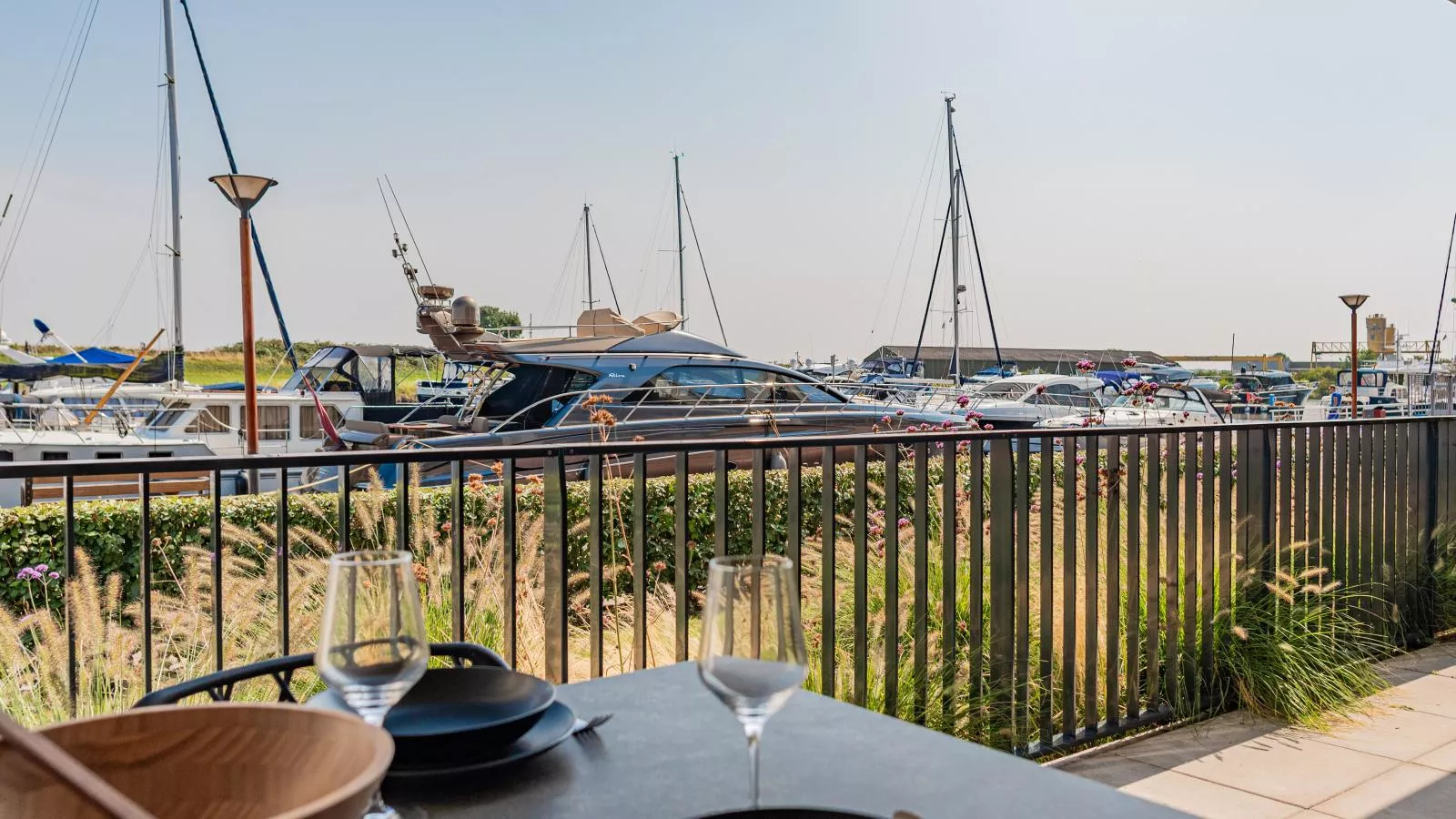 Het Havenverblijf - Vue d'été