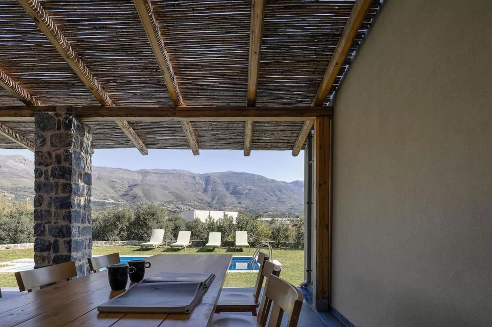 Kozilis Villas - Terrace balcony