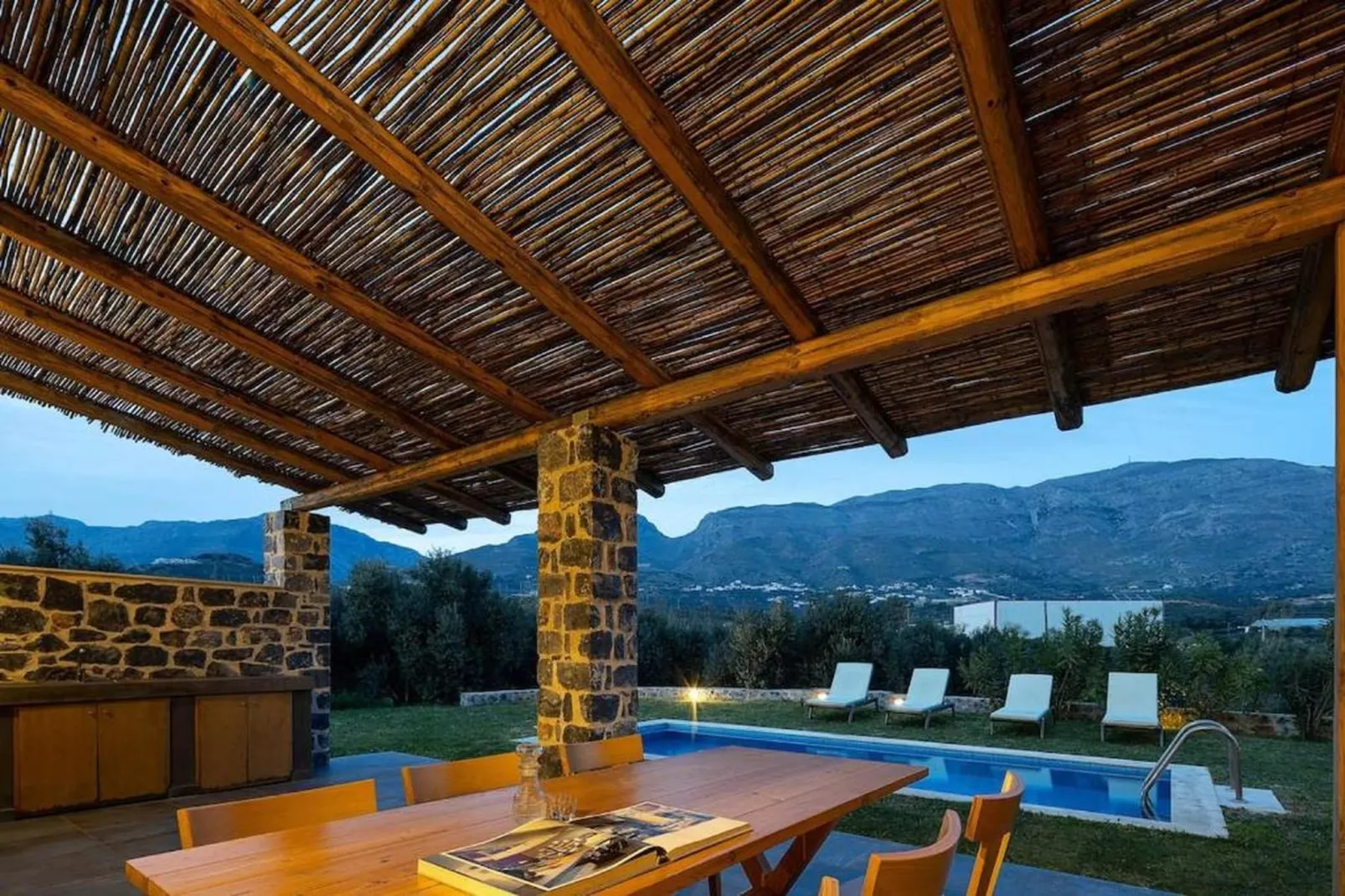 Kozilis Villas - Terrace balcony