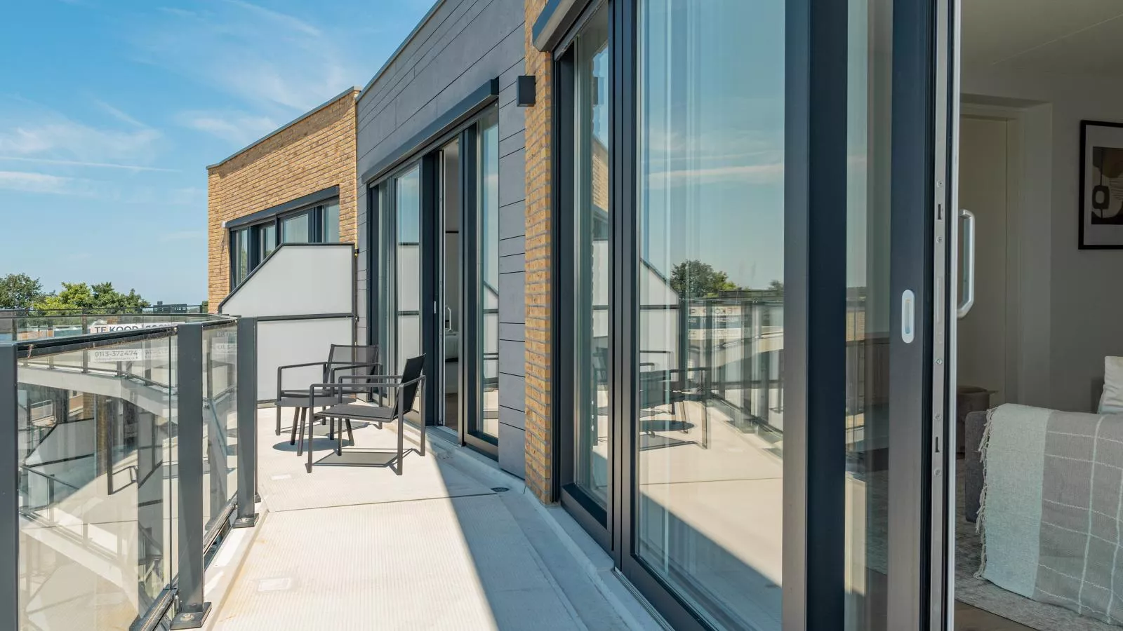 Marina Penthouse Kortgene - Terrace balcony