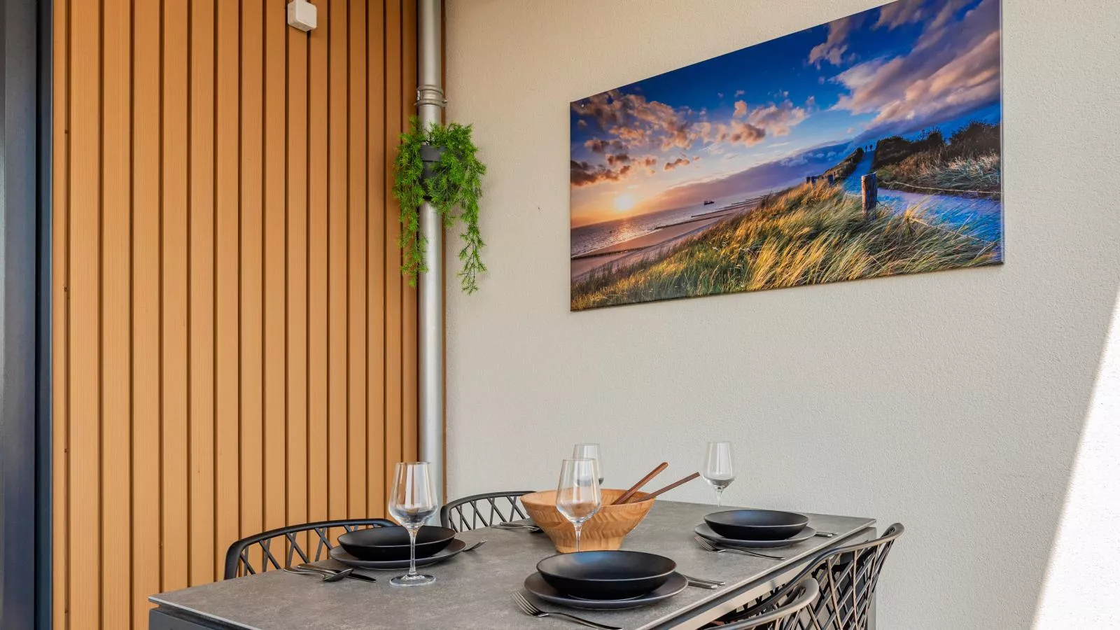 Het Havenverblijf - Terrasse / balcon