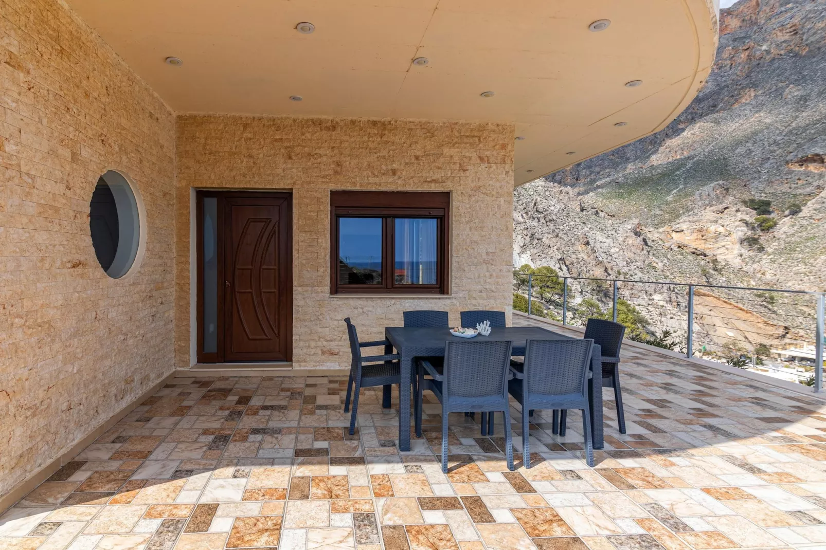 Sea View Villa Emmanuela - Terrace balcony