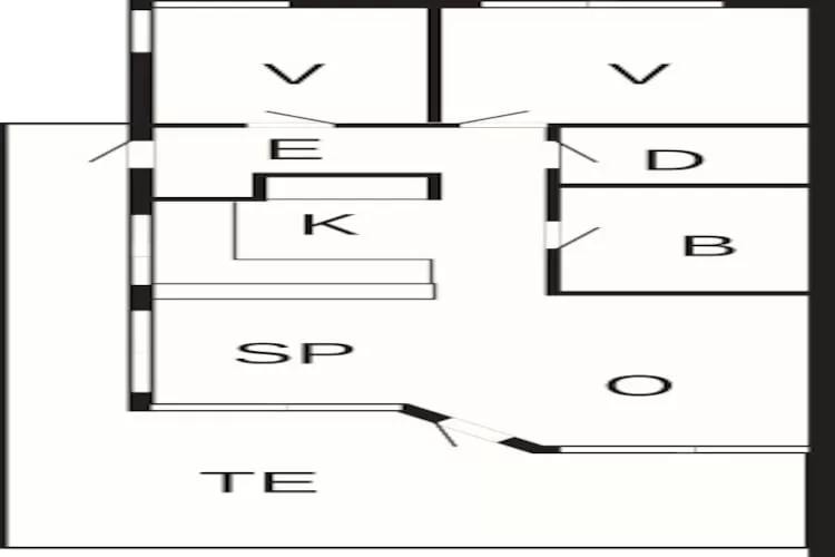 Maison de vacances pour 6 a Tranekær-By Traum - Plan