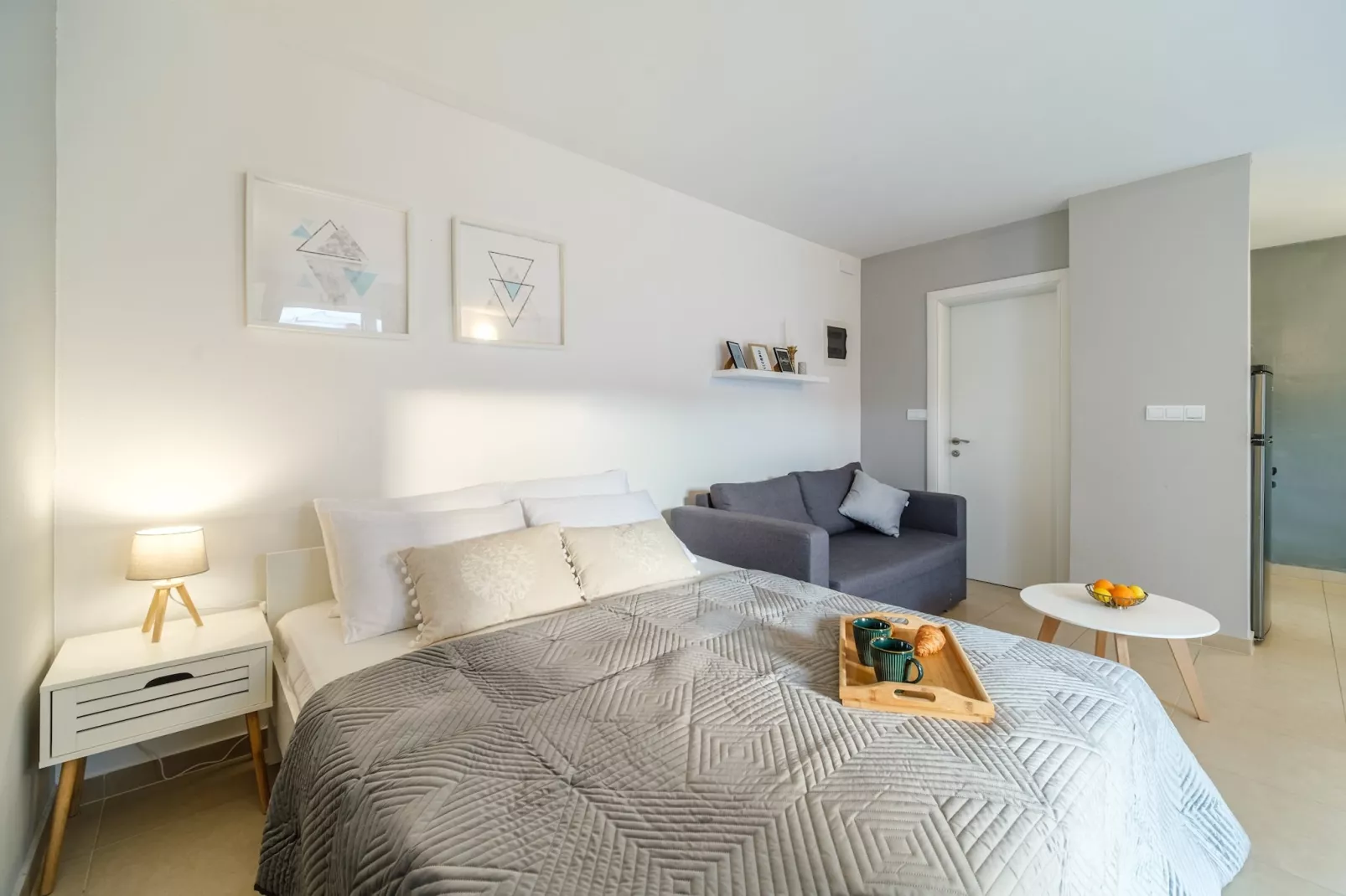 Apartments Tomy - Studio Apartment with terrace - Schlafzimmer
