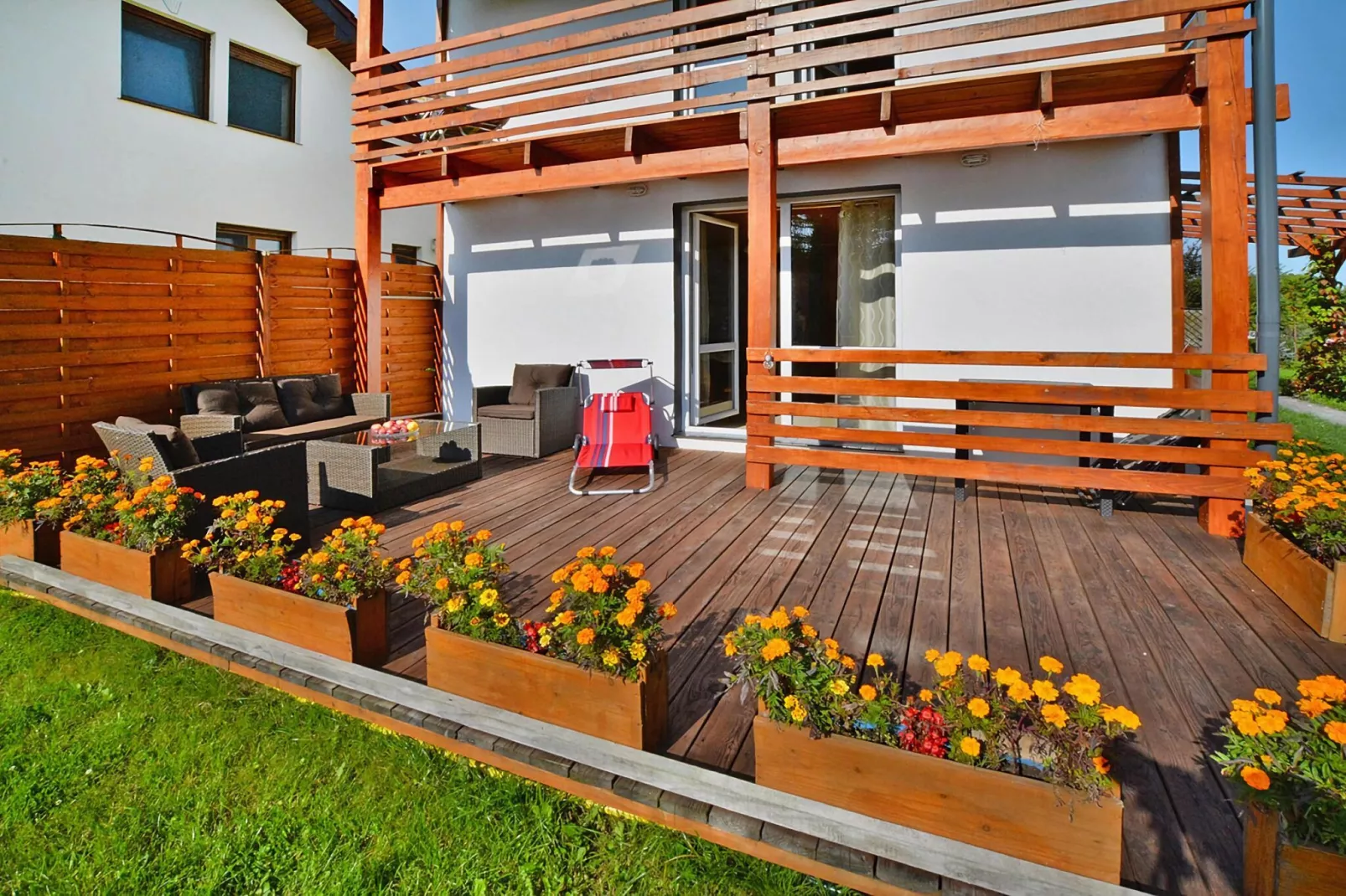 Dom wakacyjny 85 m2 dla 6 osób Dąbrowica-Terrace balcony