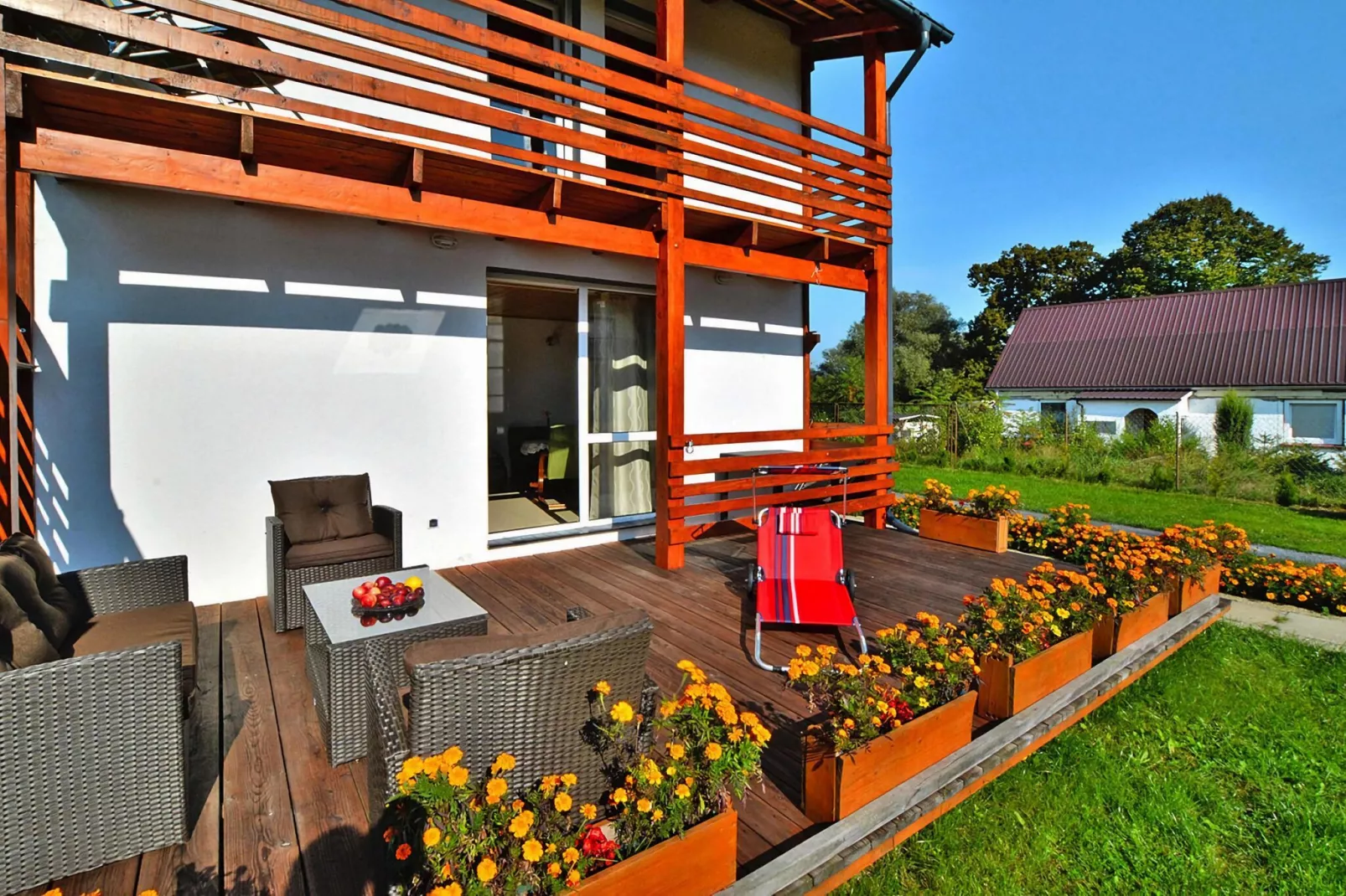 Dom wakacyjny 85 m2 dla 6 osób Dąbrowica-Terrace balcony