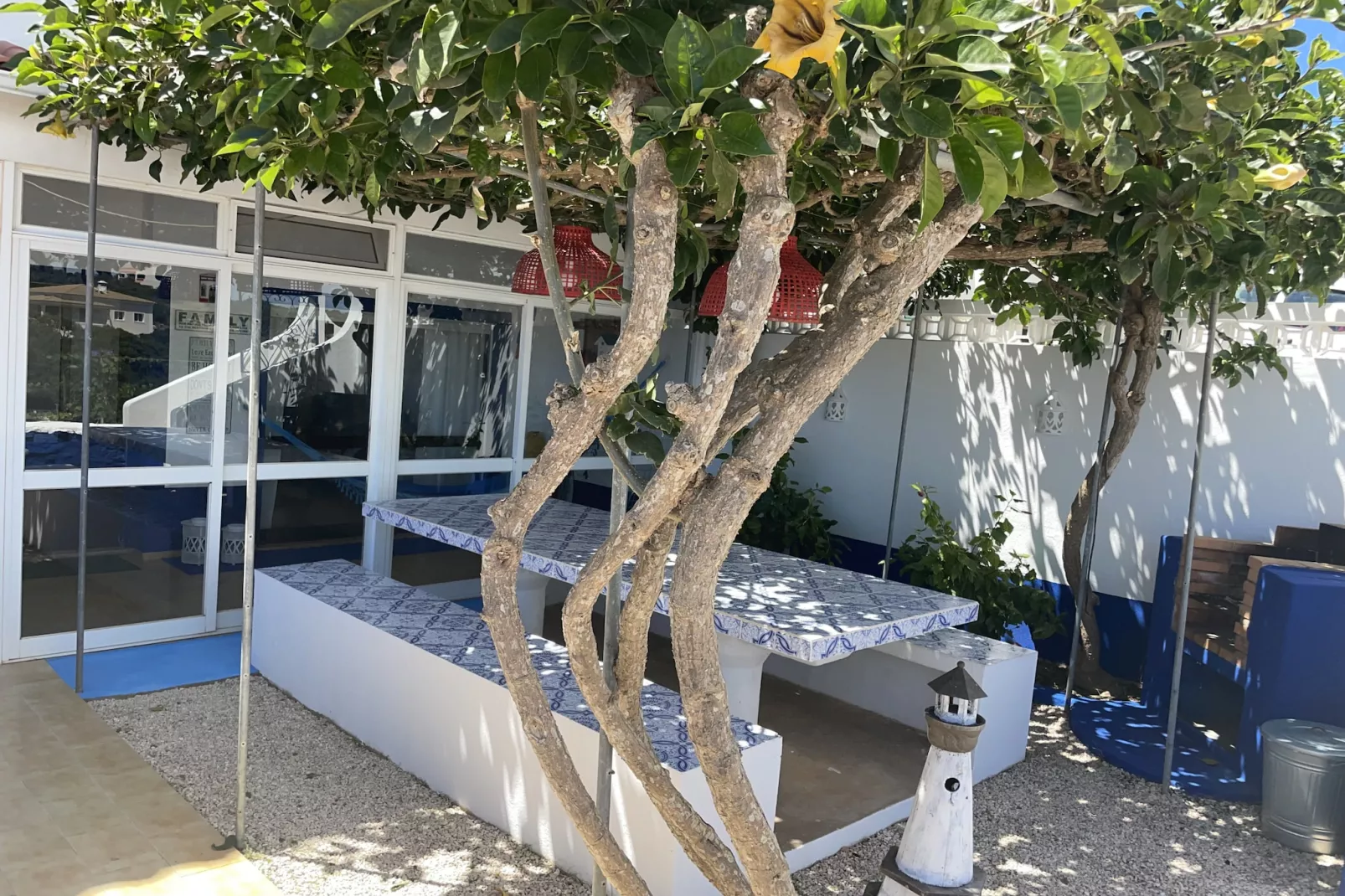 Casa Bacalhau (apartment near Benagil Beach) - Gardens in summer