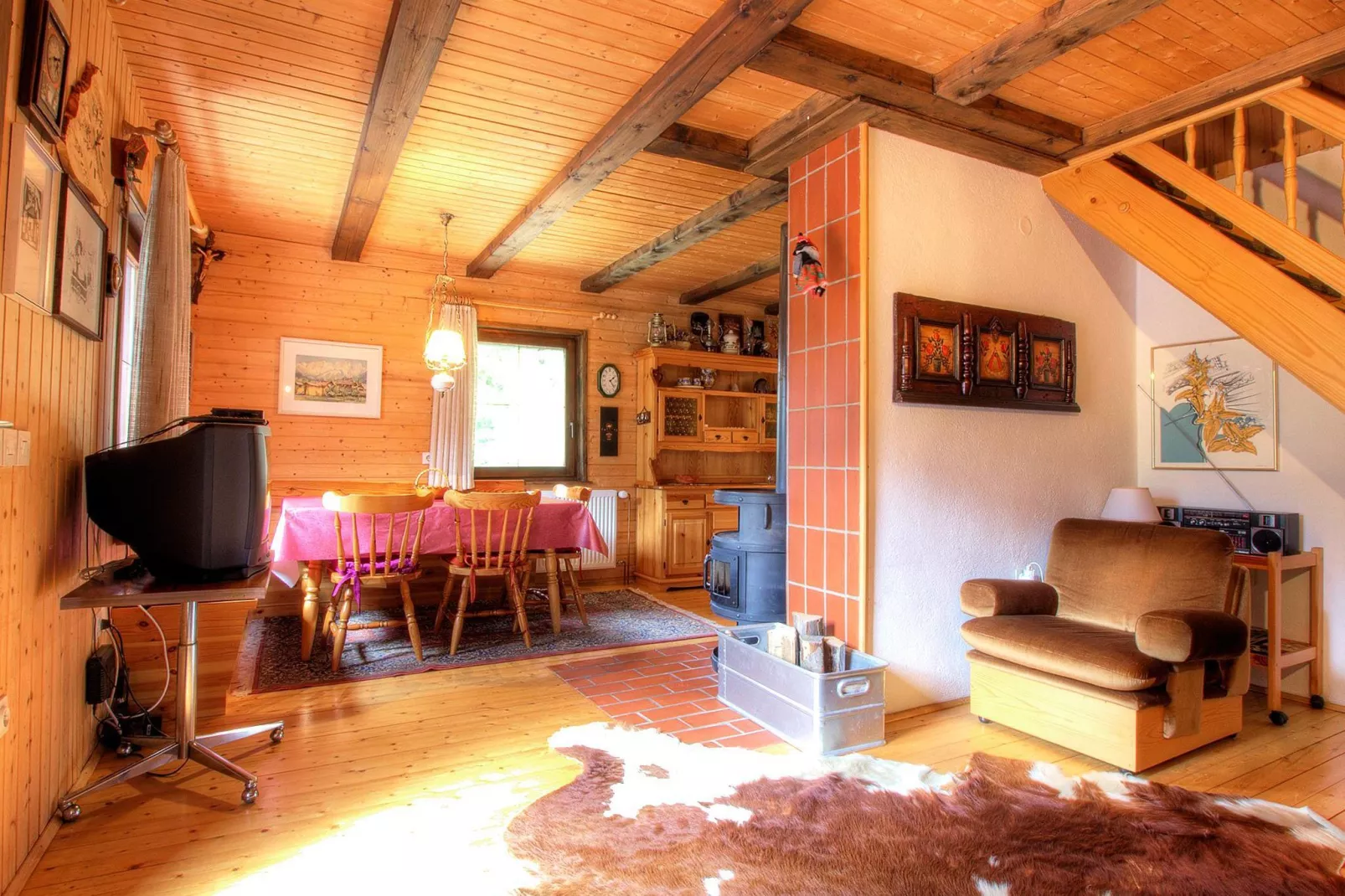 Pocitniska hisa Gobela-Living room