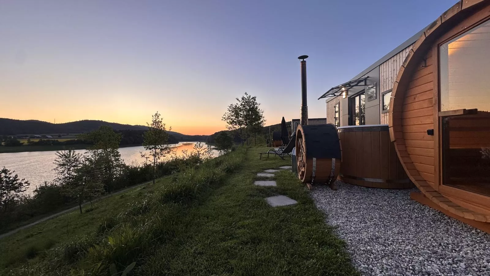 Feriendorf Seeblick - Tiny Nr 5 - Außenbereich Sommer