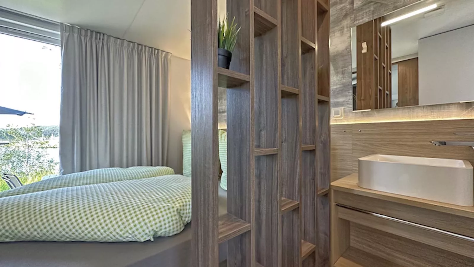 Feriendorf Seeblick - Tiny Nr 1 - Bedroom