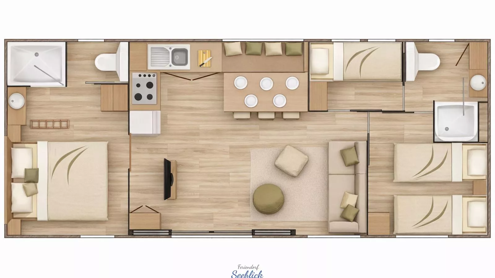 Feriendorf Seeblick - Tiny Nr 7 - Plan