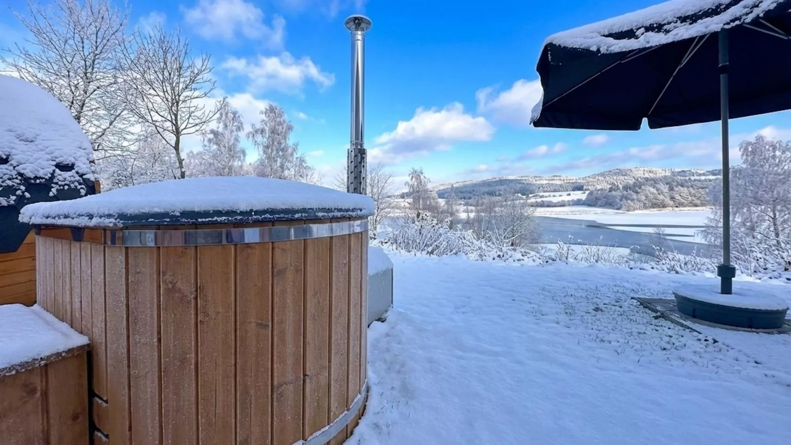 Feriendorf Seeblick - Tiny Nr 7 - Vue d'hiver