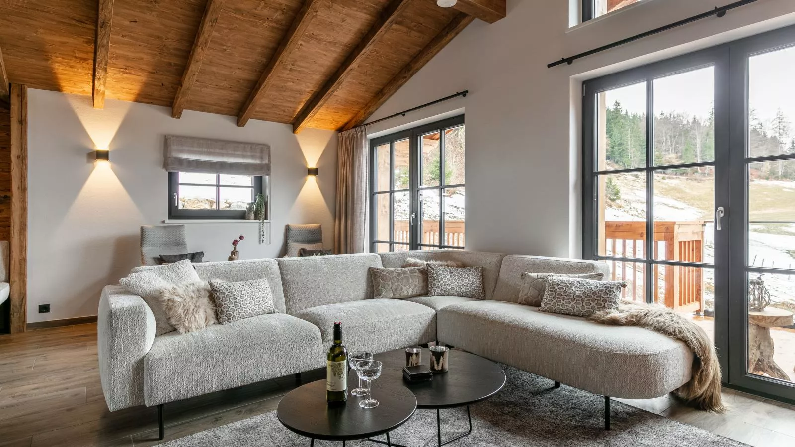 Chalet Gipfel Lodge Alpine Style - Wohnzimmer