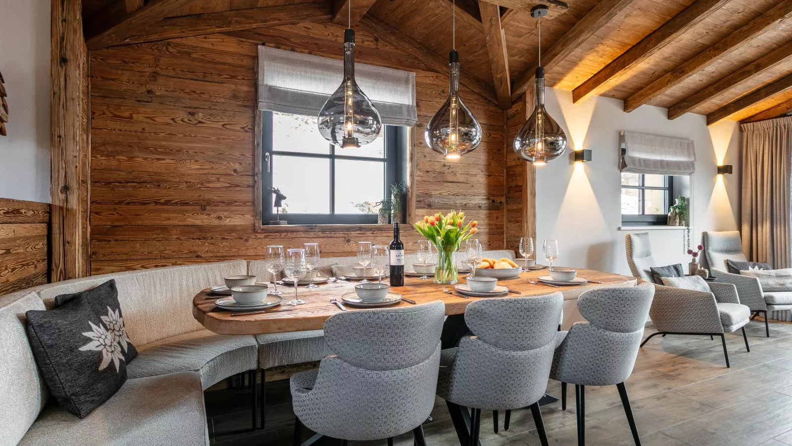 Chalet Gipfel Lodge Alpine Style - Esszimmer