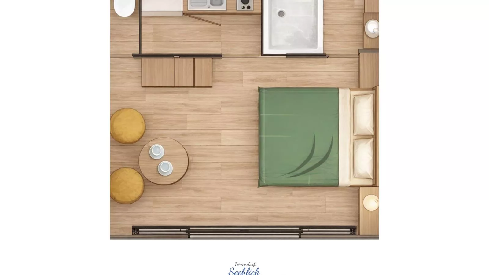 Feriendorf Seeblick - Tiny Nr 11 - Floor plan