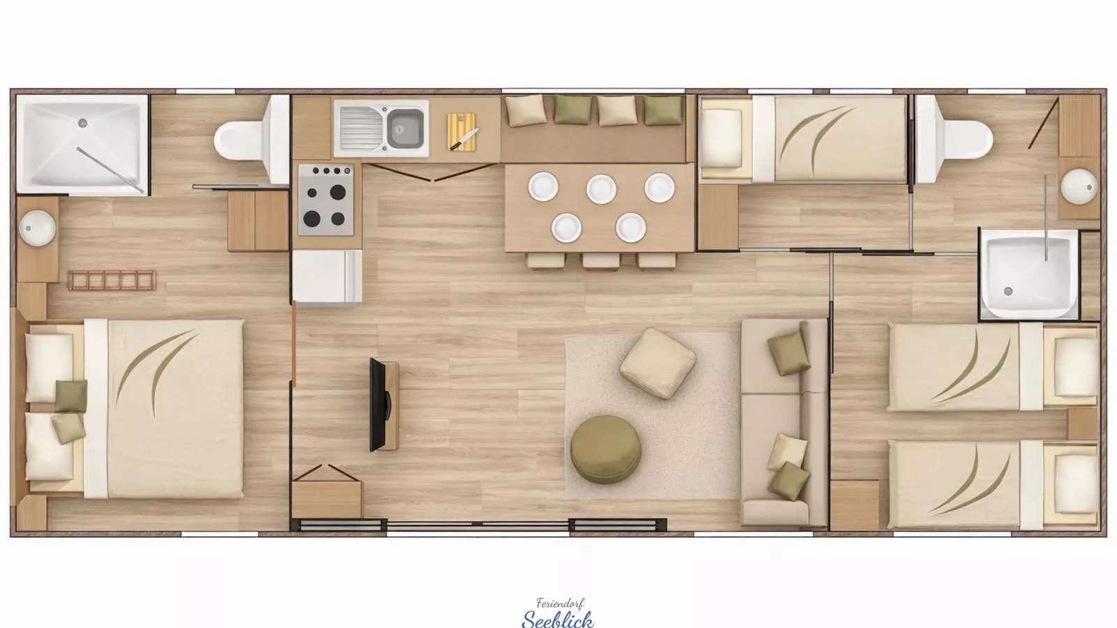 Feriendorf Seeblick - Tiny Nr 2 - Floor plan