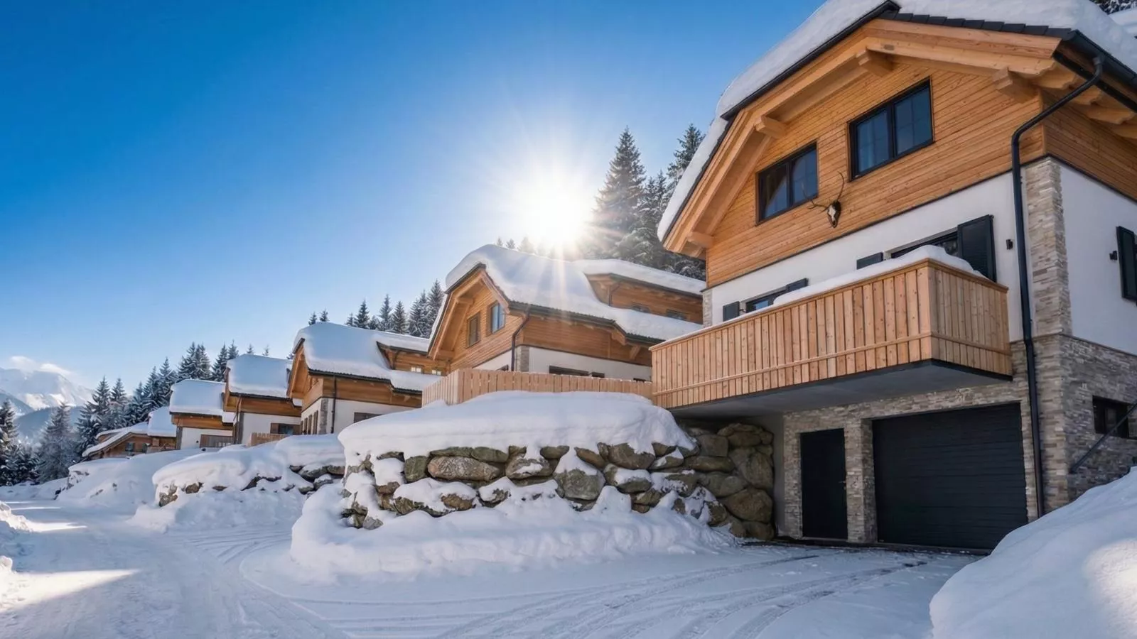 Edelweiss Lodge - Exterior in winter