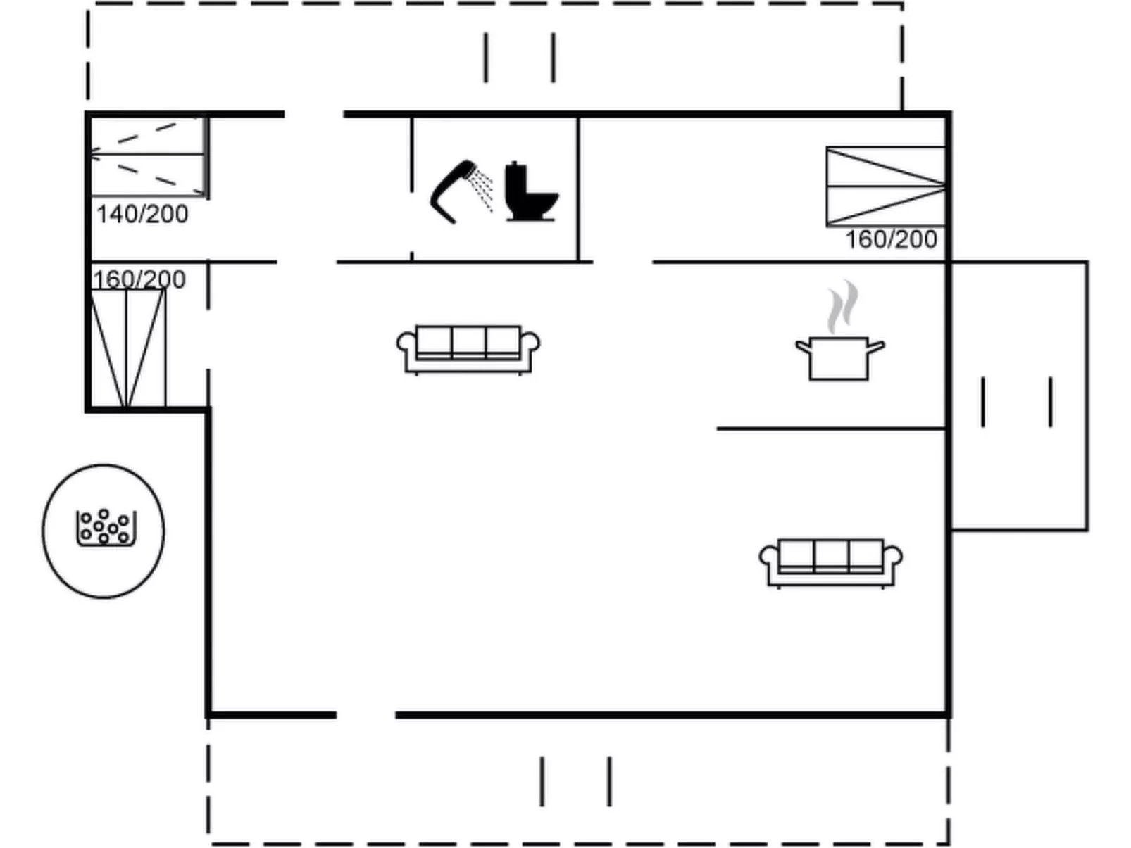 "Anelle" - 100m from the sea - Drinnen