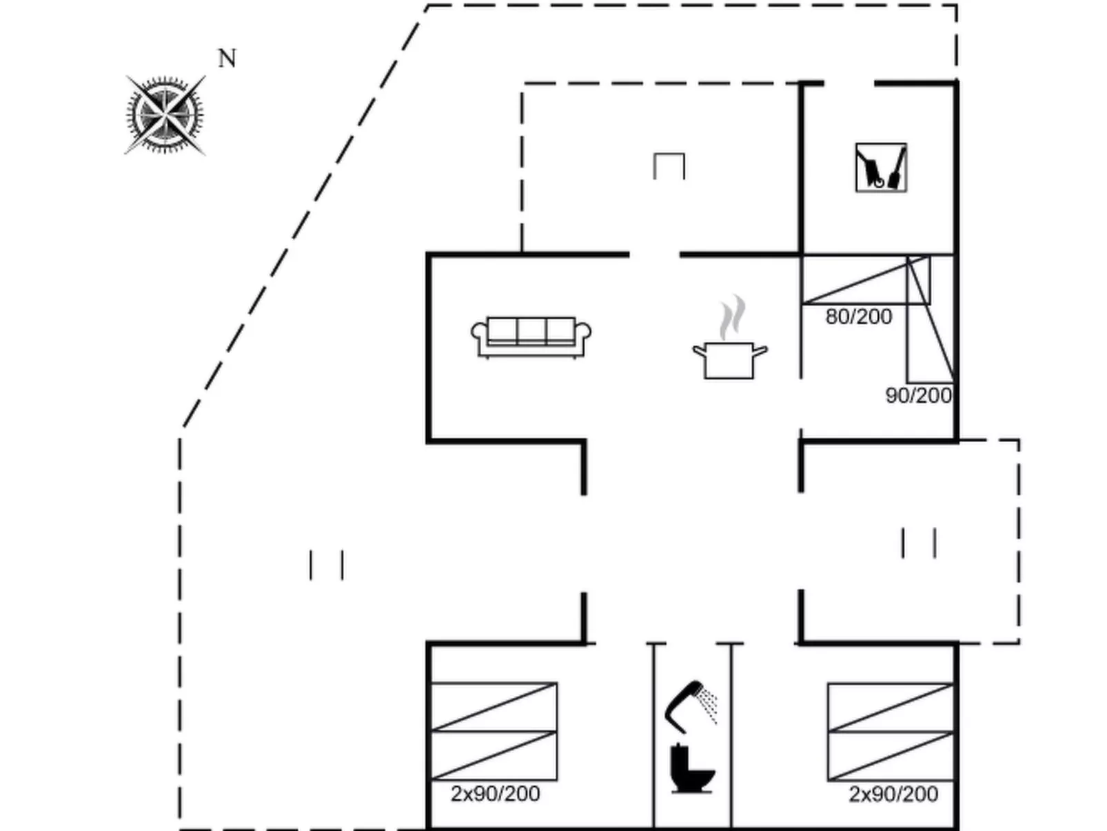 "Kolja" - 525m from the sea