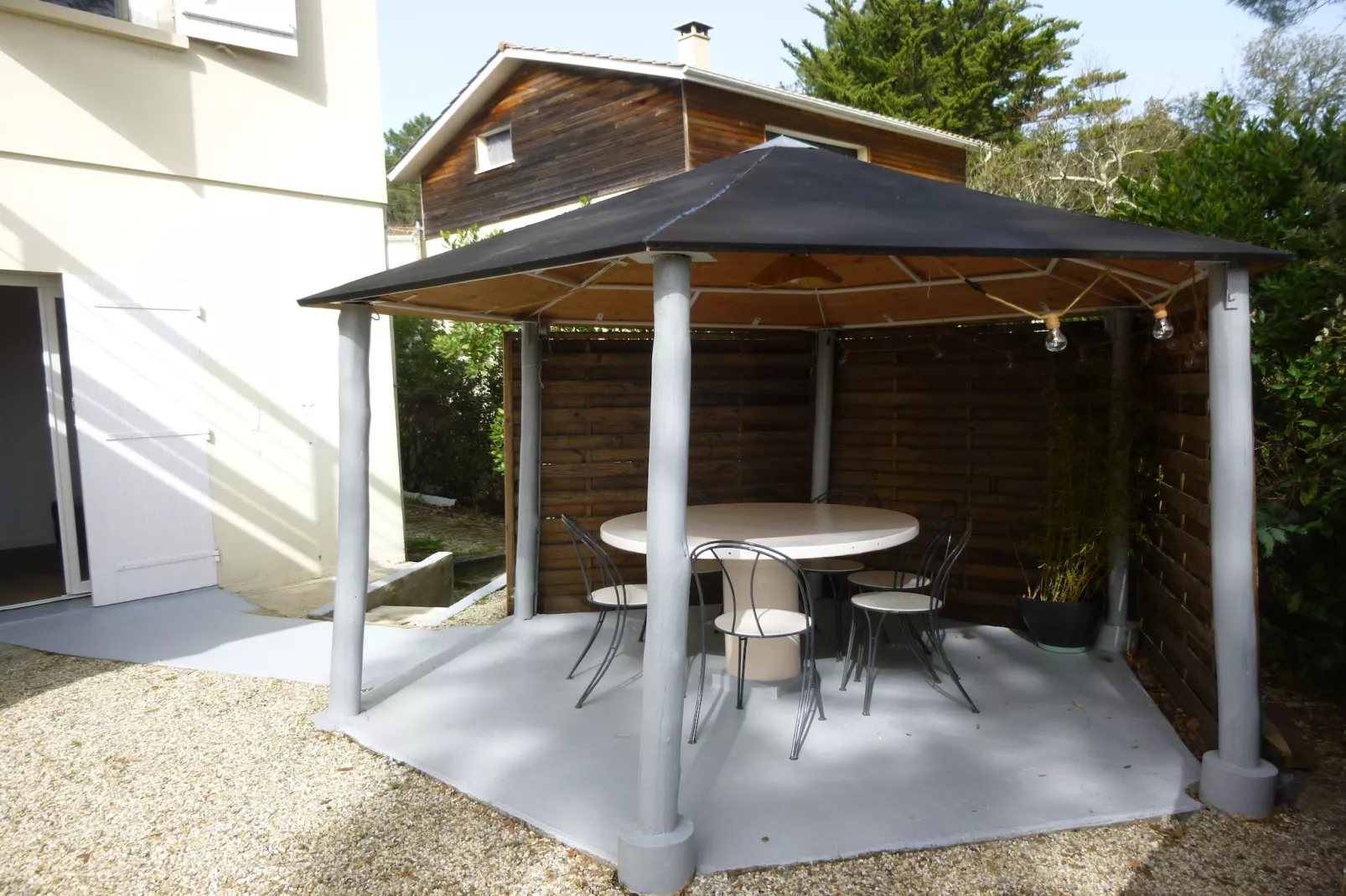 Maison avec vue sur le lac Lacanau - Terrasse/Balkon