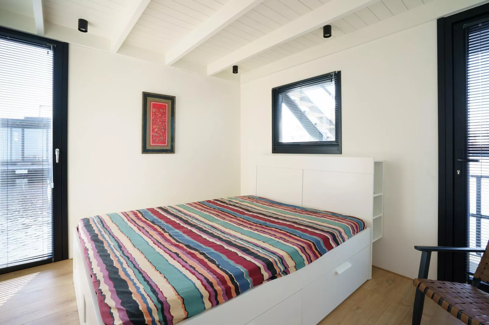 Houseboat Meerzicht - Bedroom
