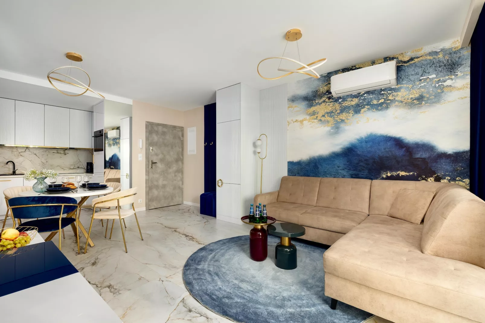 Apartament Powstańców WLKP 16C-4 Pobierowo - Salon