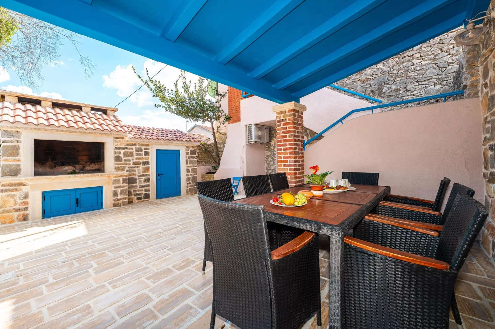 Dalmatian house Sukosan - Terrace balcony