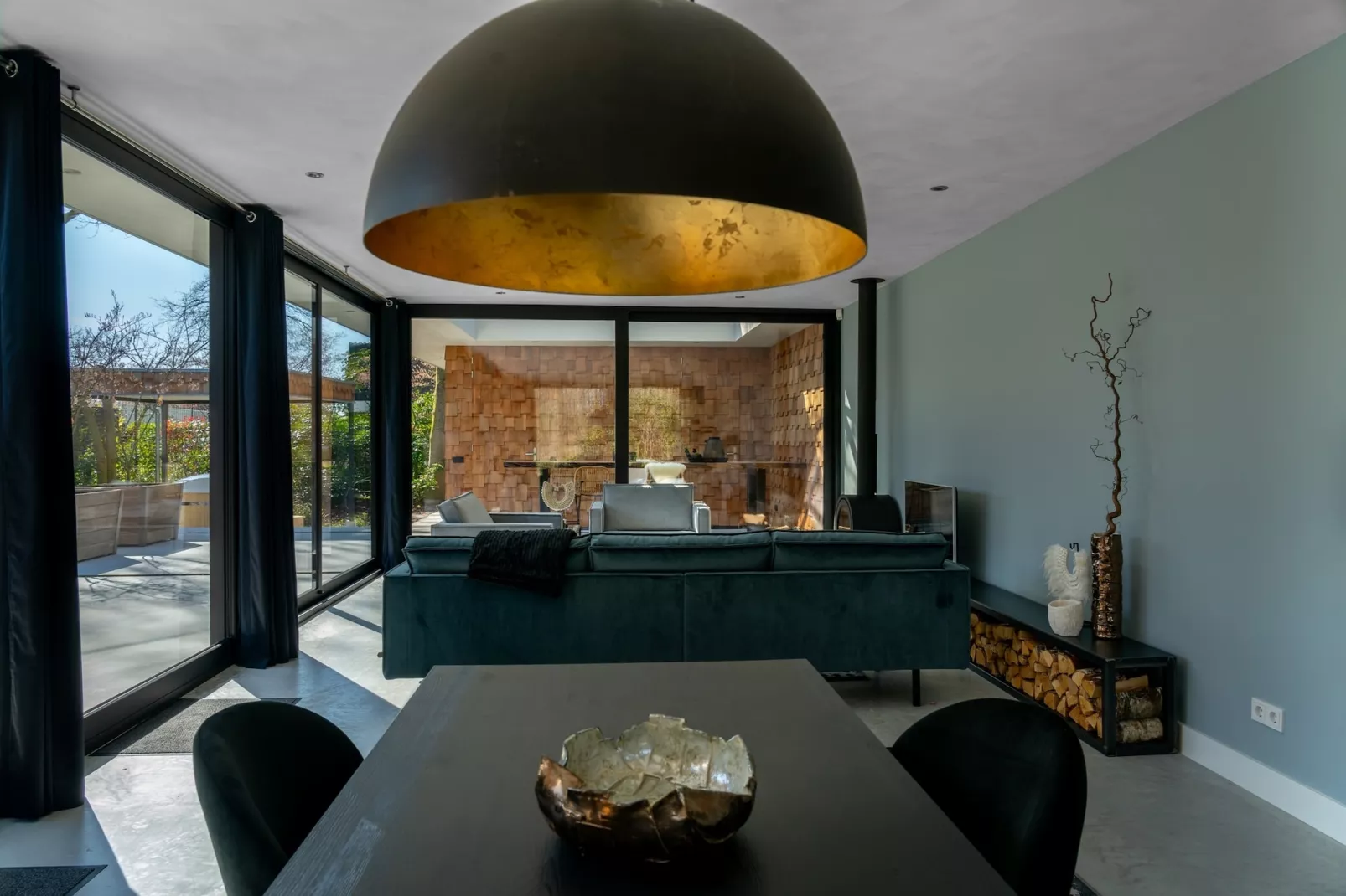 Houten Boshuis - Living room