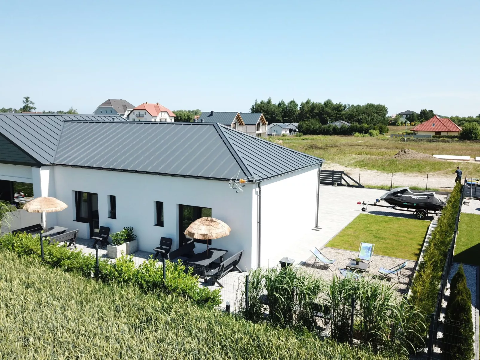 Zwei-Zimmer-Reihenhauswohnung - Dedans