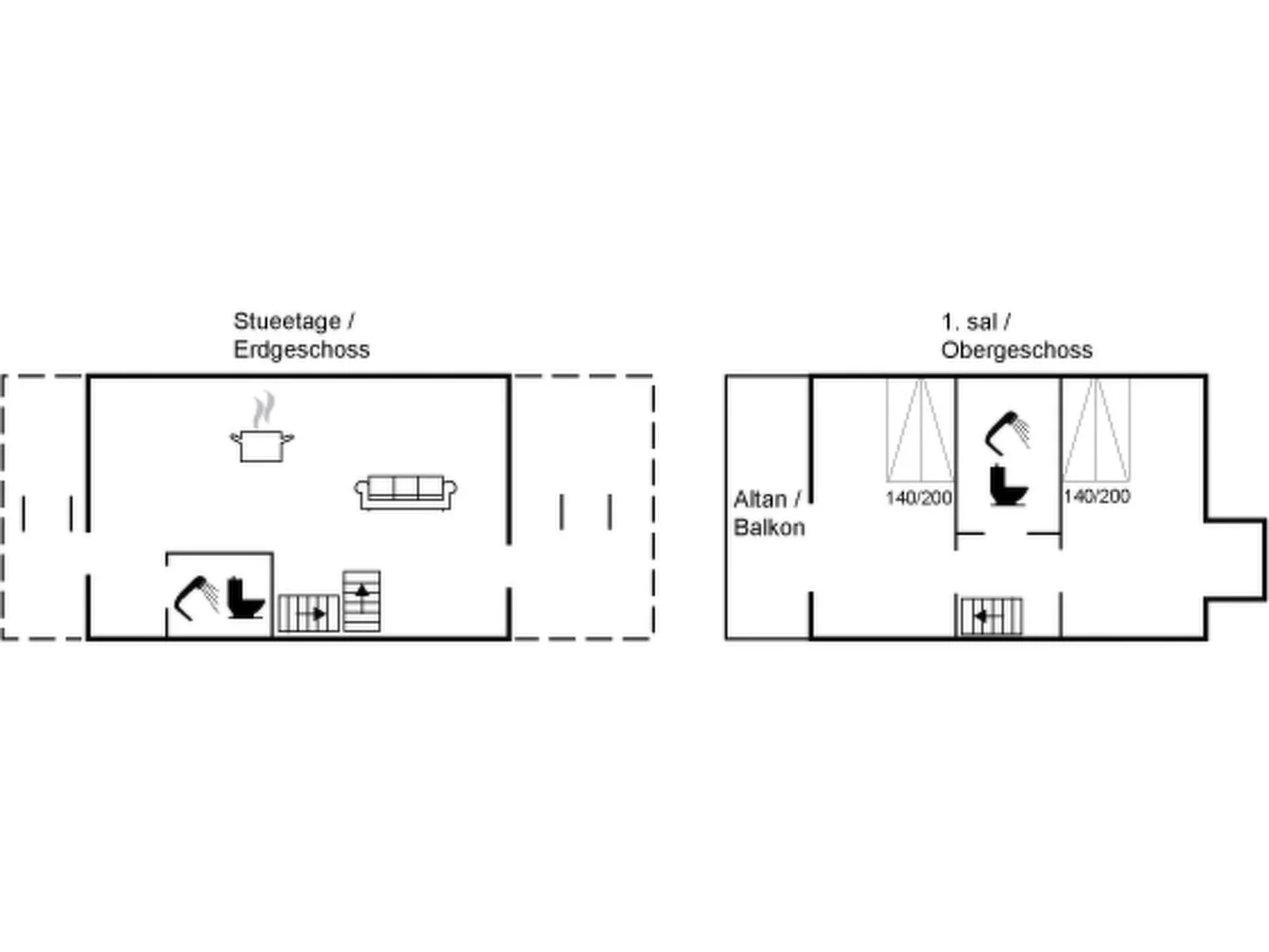 "Alwina" - 900m from the sea - Inside