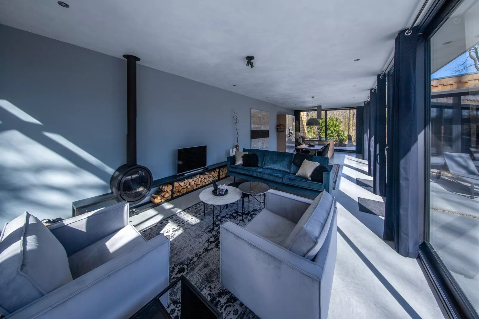 Houten Boshuis - Living room