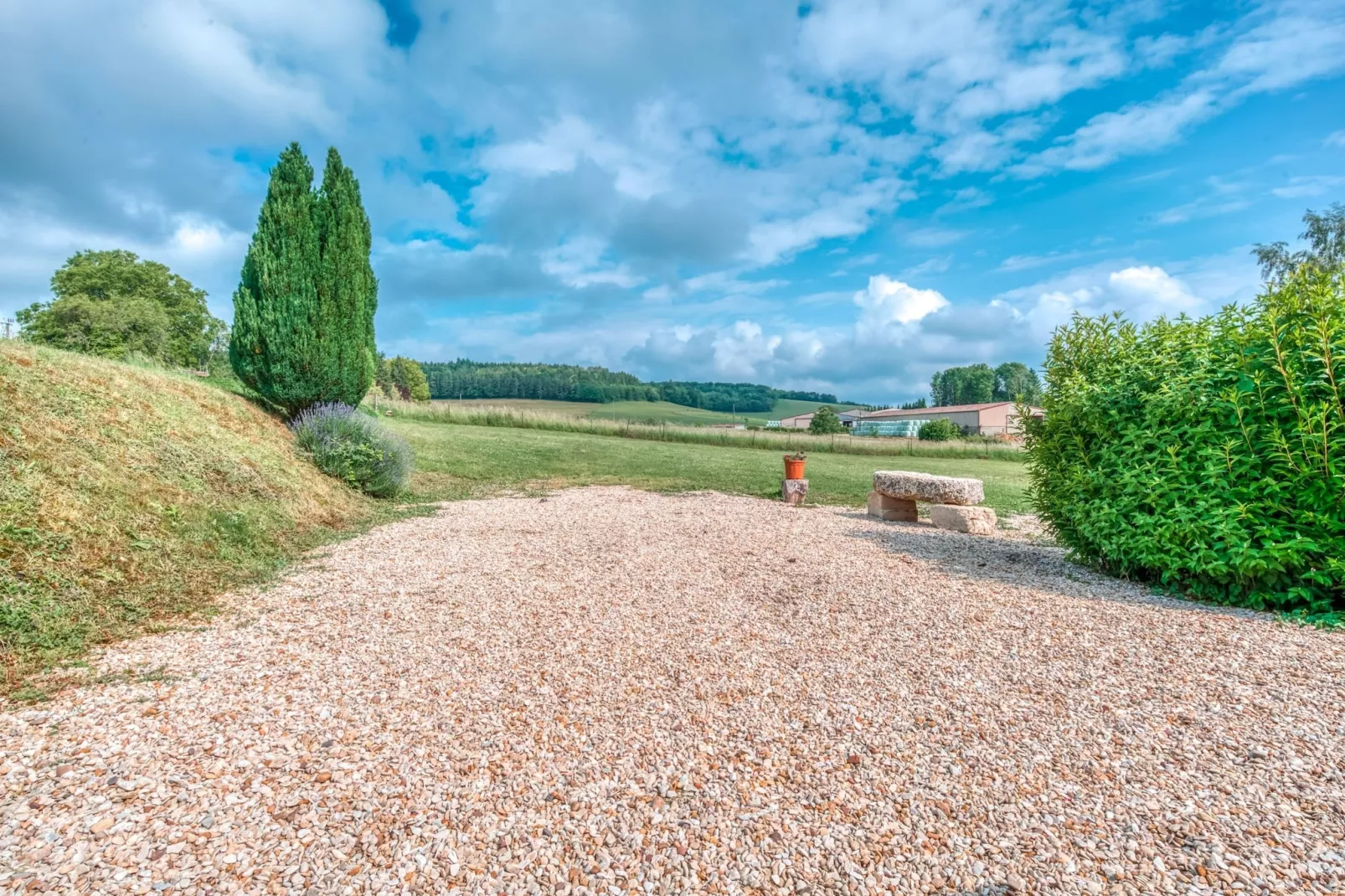 Gite Nouartais - Aussicht Sommer