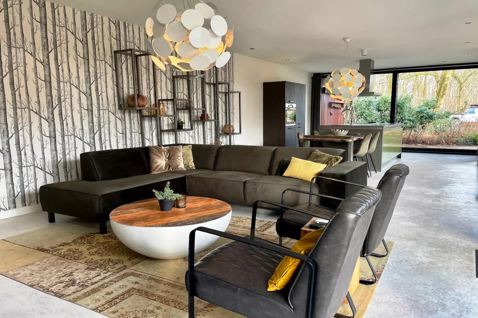 Stalen Boshuis - Living room