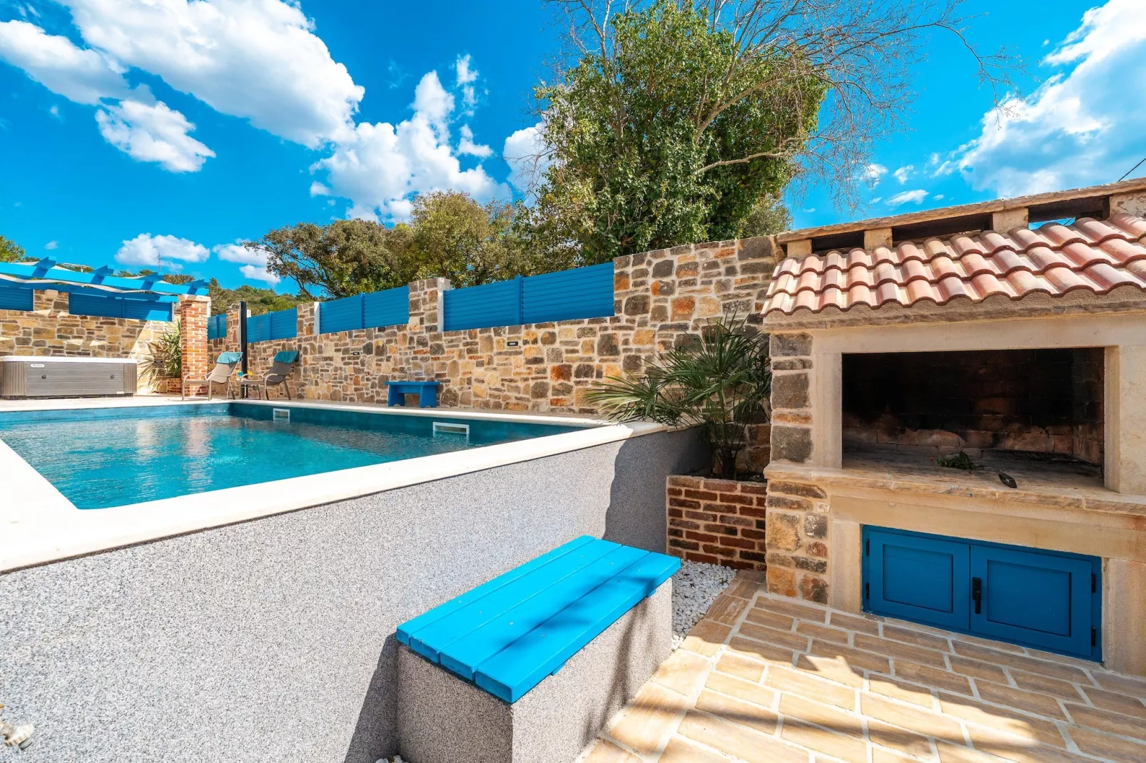 Dalmatian house Sukosan - Swimming pool