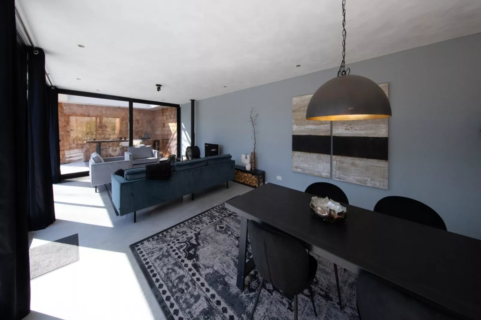 Houten Boshuis - Living room