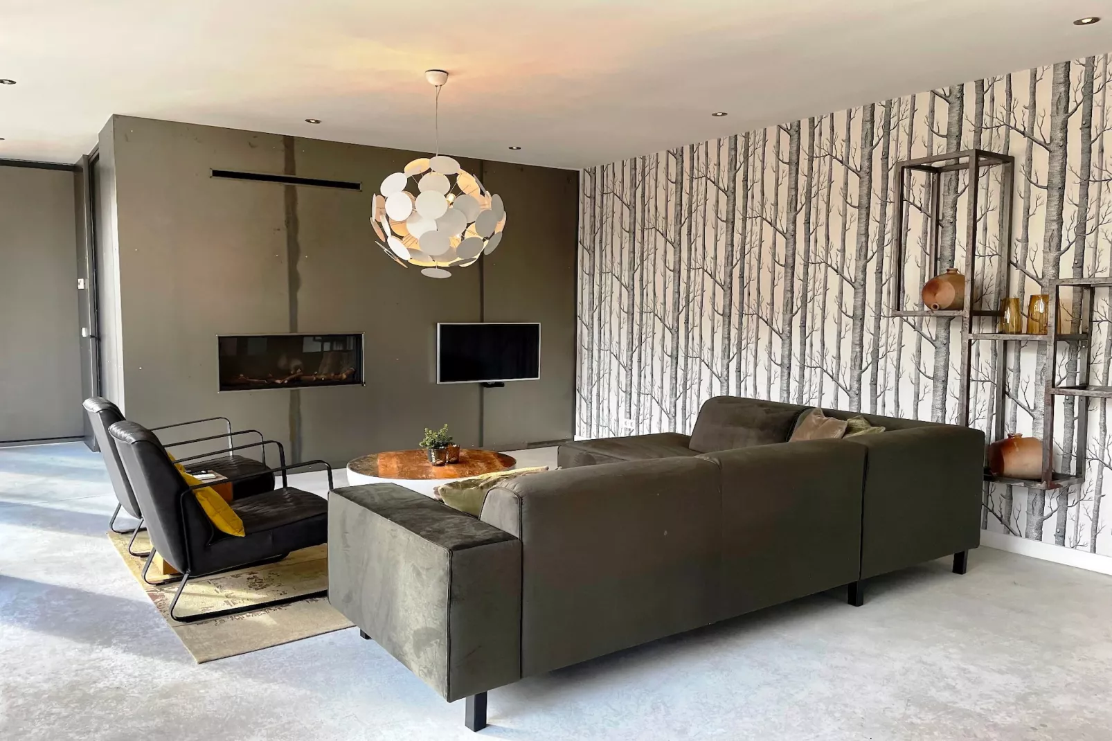 Stalen Boshuis - Living room