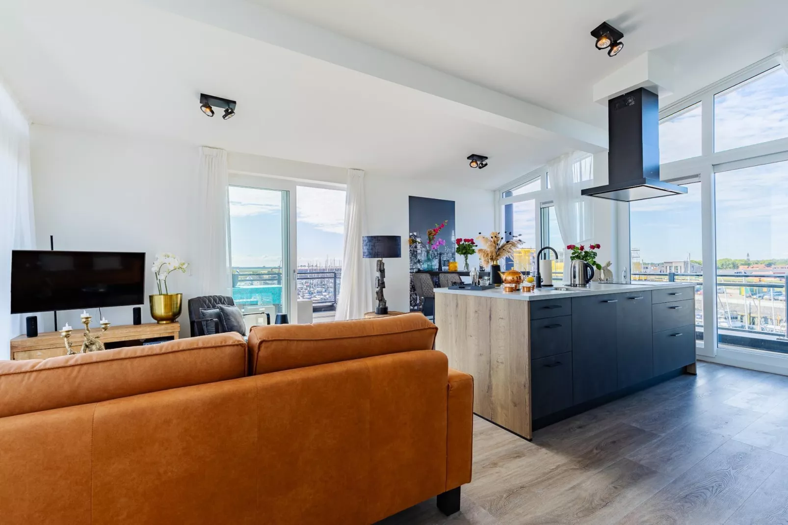 Penthouse at the beach - with balcony | No. 26 - 2 Pers.  | Vista Maris - Living room