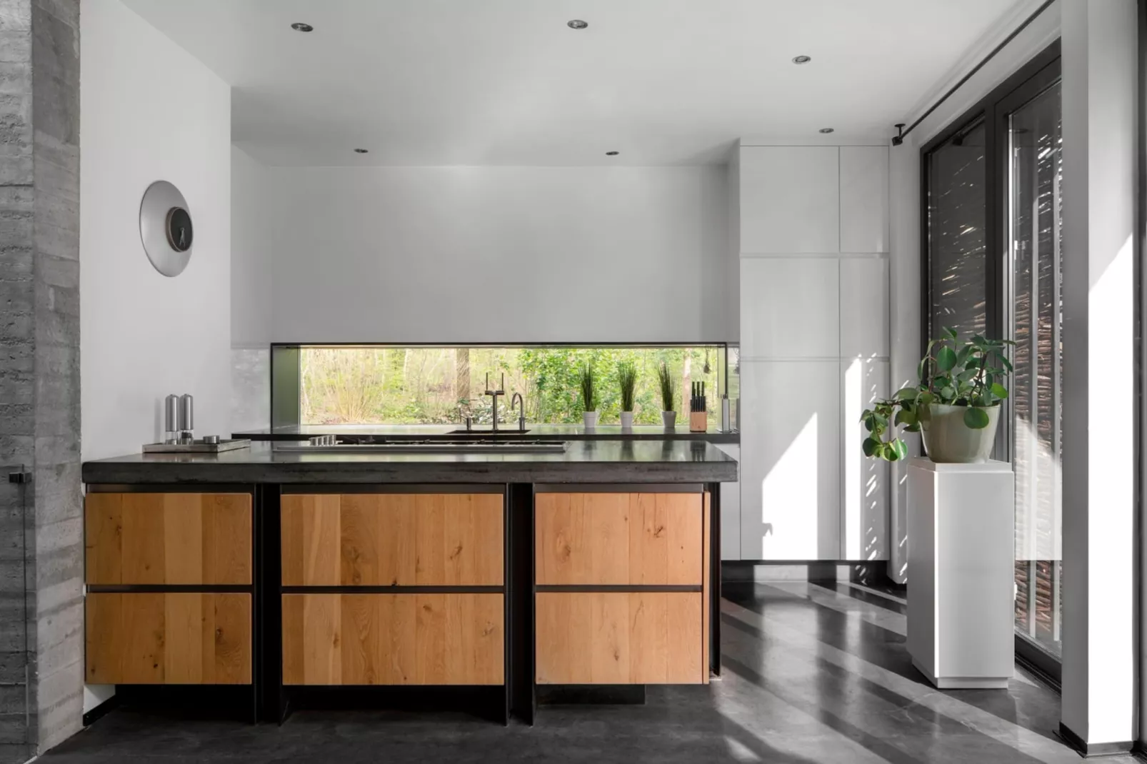 Betonnen Boshuis - Küche