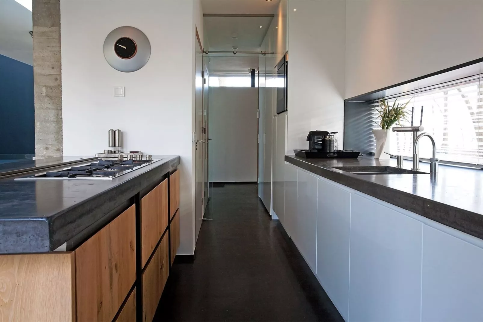 Betonnen Boshuis - Küche