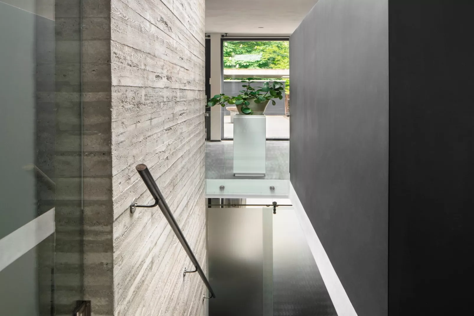 Betonnen Boshuis - Flur