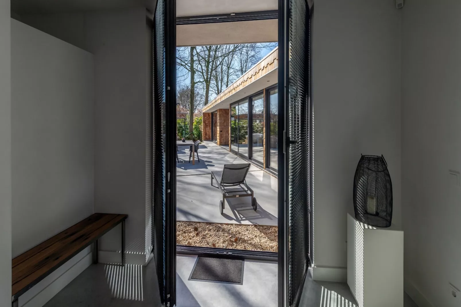 Houten Boshuis - Landing