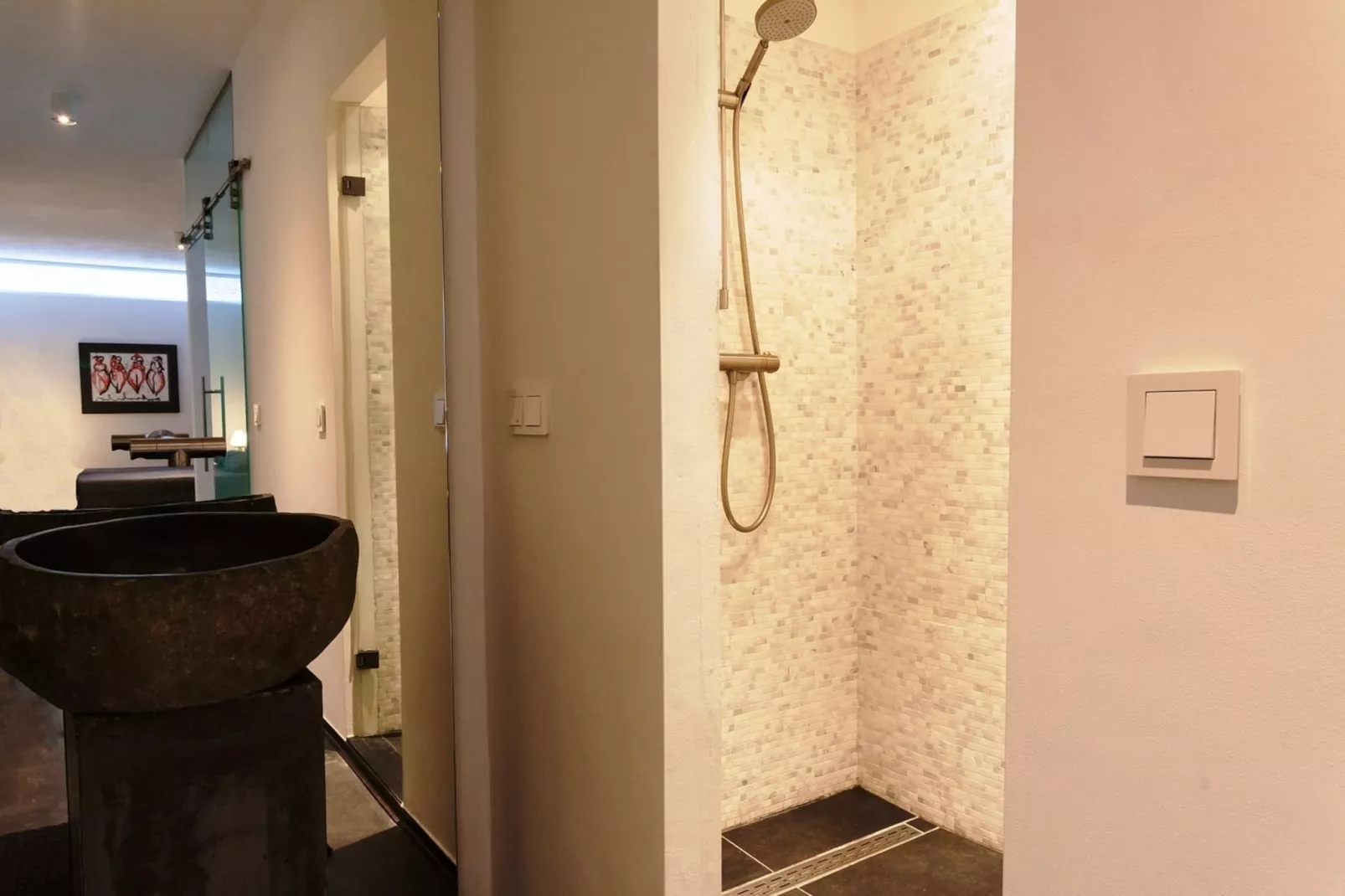 Betonnen Boshuis - Badezimmer