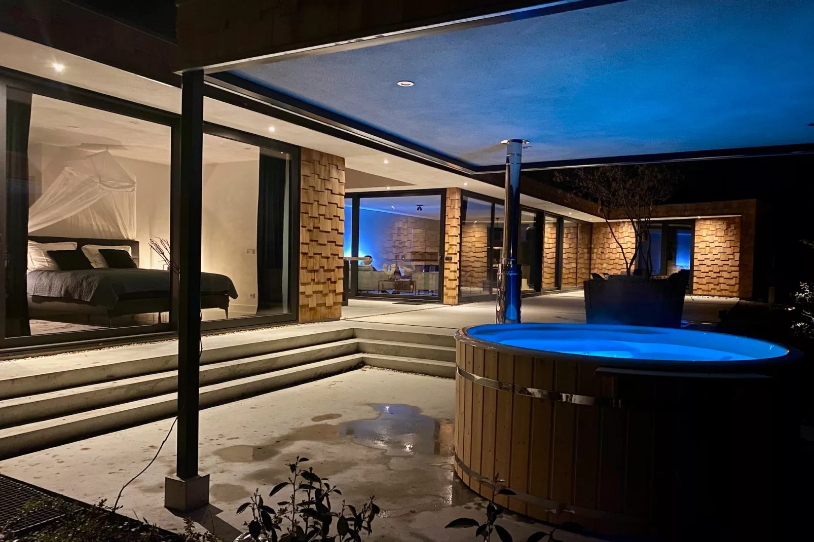 Houten Boshuis - Bedroom