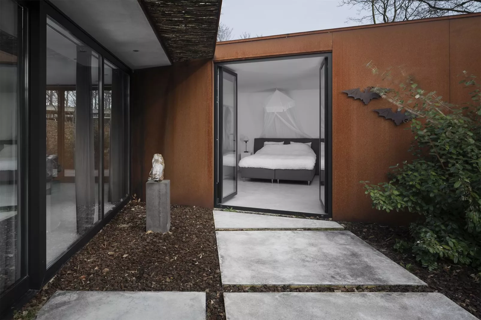 Stalen Boshuis - Bedroom