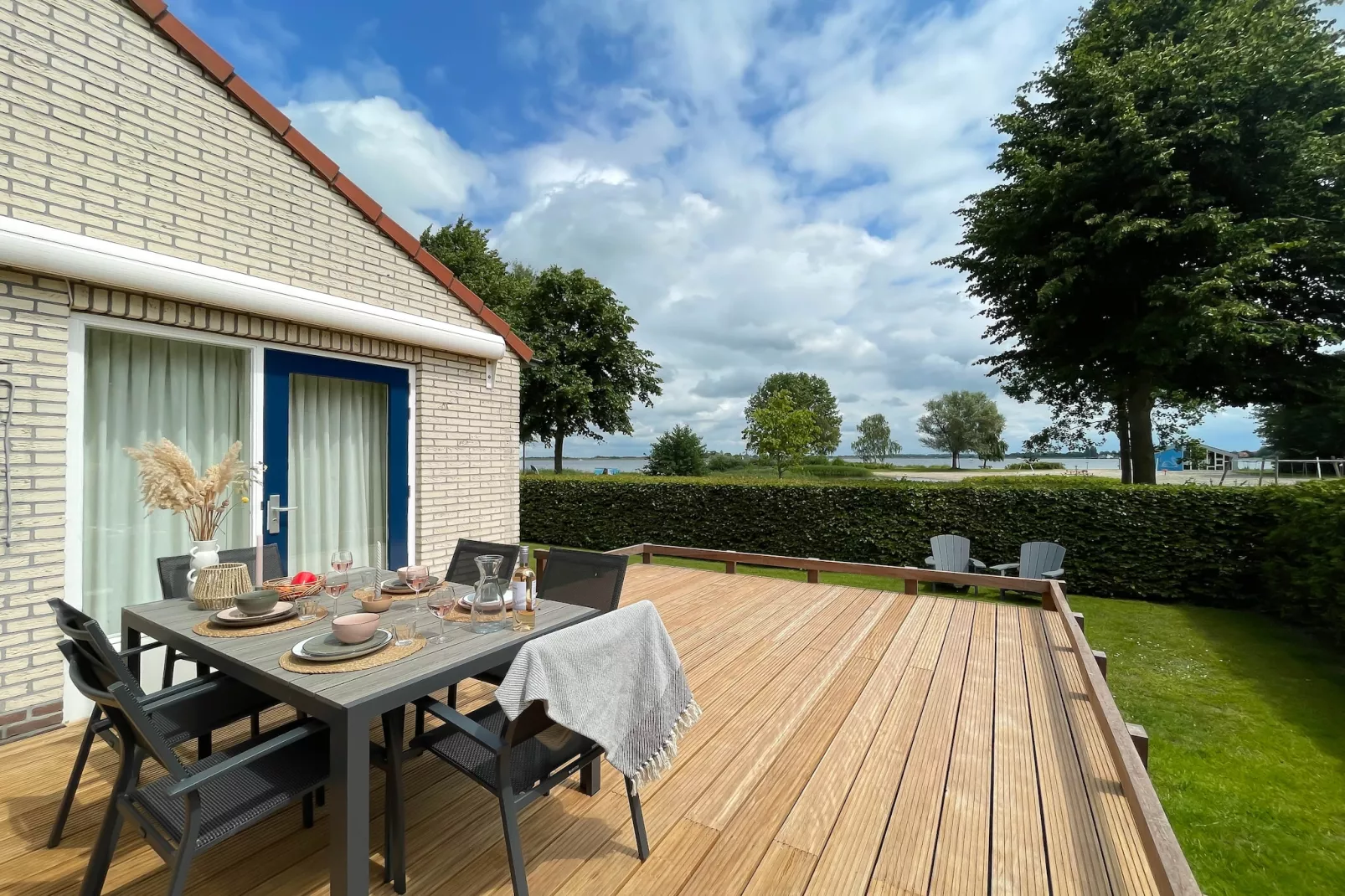 Watervilla de Ijsvogel - Terrasse / balcon