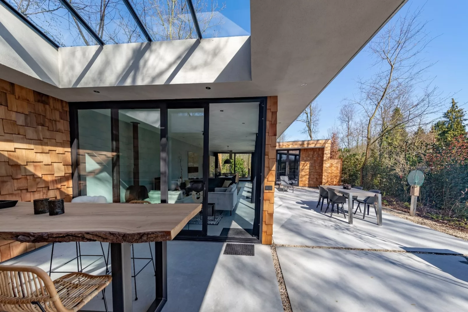 Houten Boshuis - Terrace balcony
