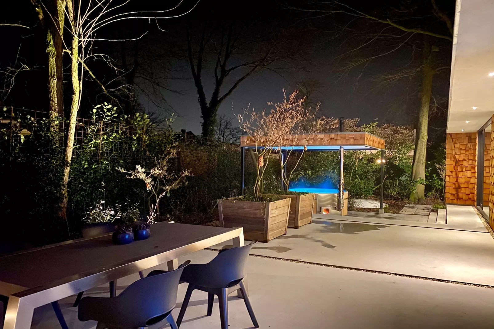 Houten Boshuis - Terrace balcony