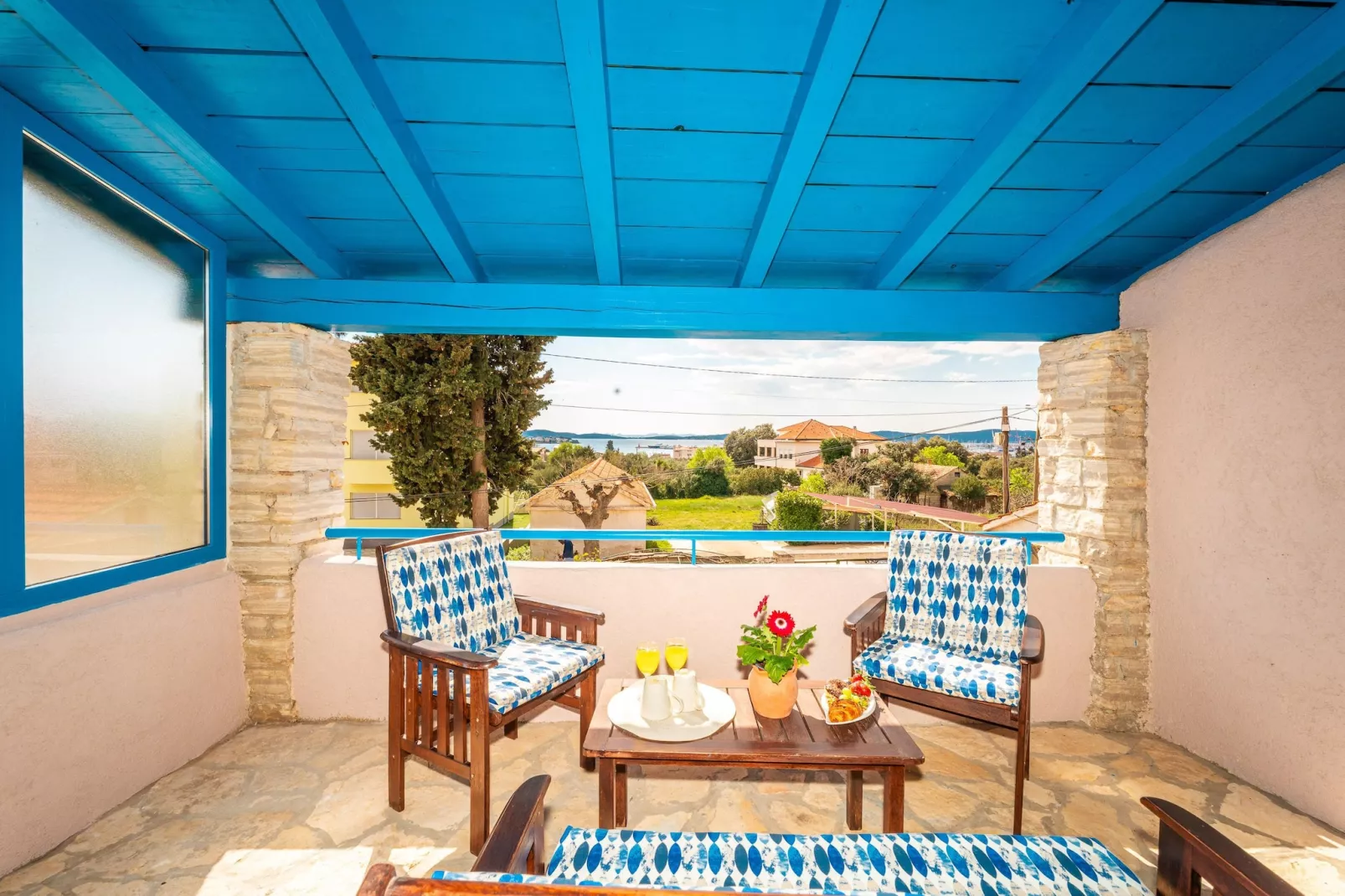 Dalmatian house Sukosan - Terrace balcony