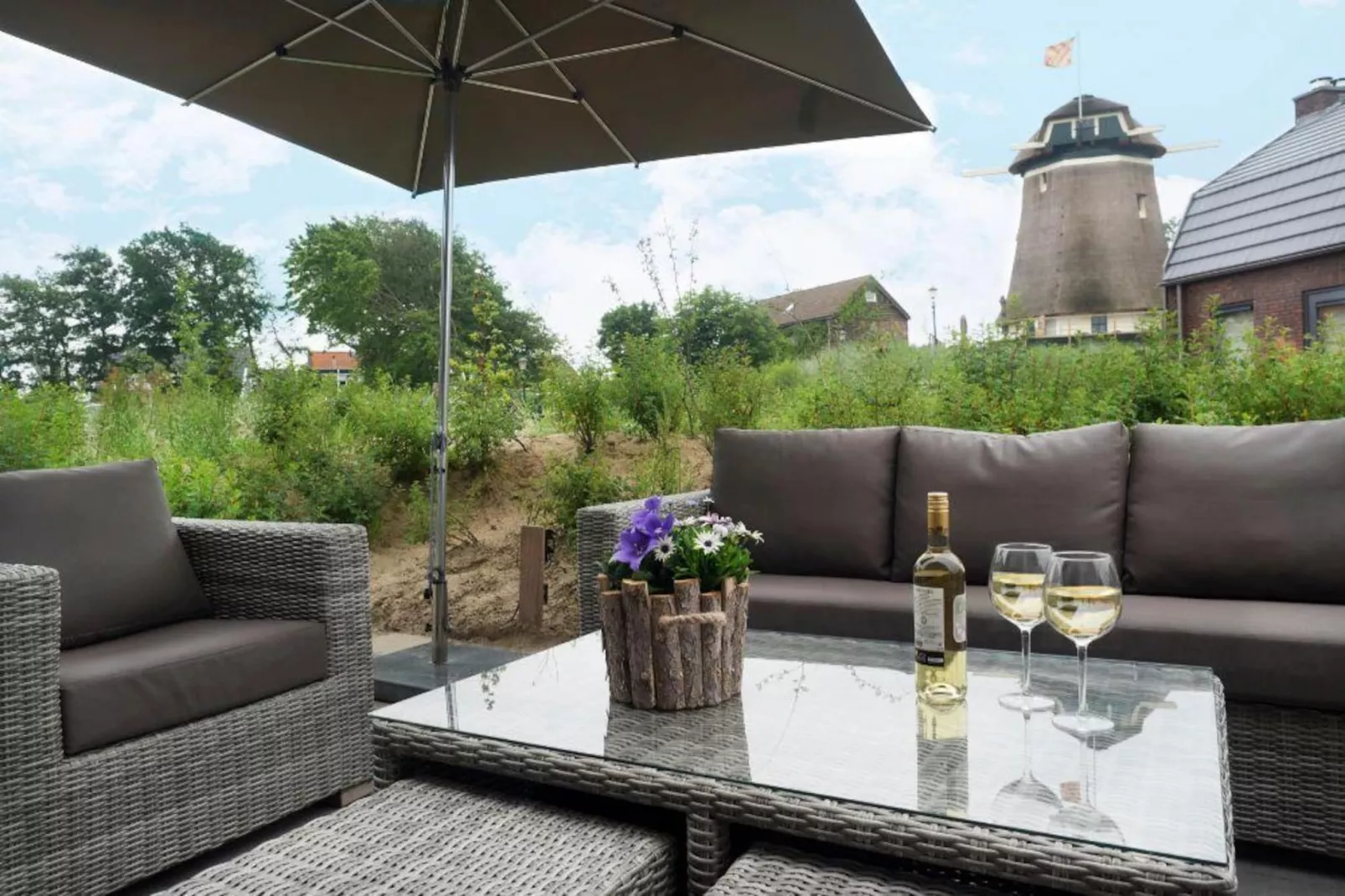 Zicht op de Molen - Terrace balcony